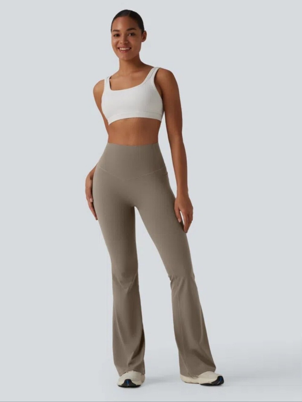Halara UltraSculpt  UltraSculpt™ High Waisted Tummy Control Flare Yoga Pant - L